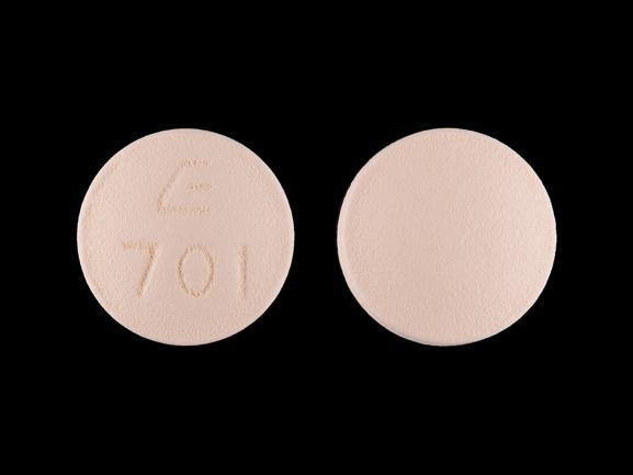 Pill E 701 Orange Round is Bisoprolol Fumarate and Hydrochlorothiazide
