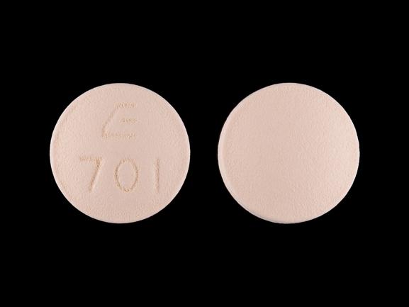 Bisoprolol fumarate and hydrochlorothiazide 2.5 mg / 6.25 mg E 701