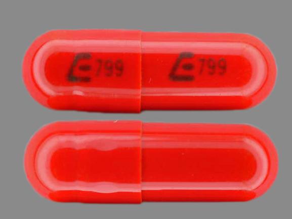Pill Imprint E799 E799 (Rifampin 300 mg)