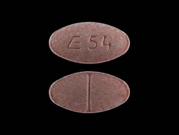 Lisinopril 5 mg E 54