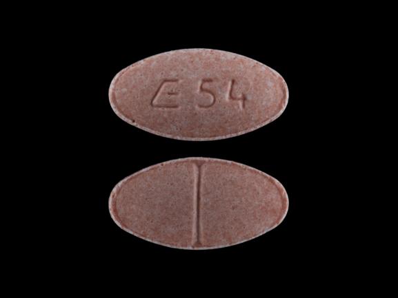 Lisinopril 5 mg E 54