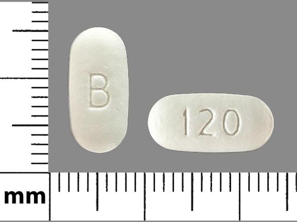 Pill B 120 White Oval is Cardizem LA