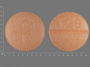 Pill R 129 Orange Round is Clonidine Hydrochloride