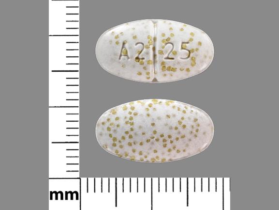 Pill A2 25 White Oval is Doxycycline Hyclate Delayed-Release