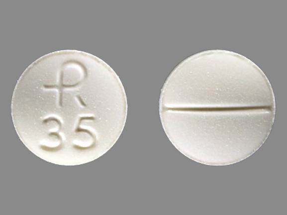 Alprazolam 2mg round