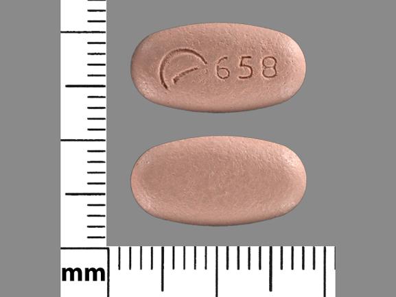 Pill Logo 658 Pink Oval is Ropinirole Hydrochloride Extended-Release