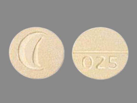 Alprazolam (orally disintegrating) 2 mg Logo 025