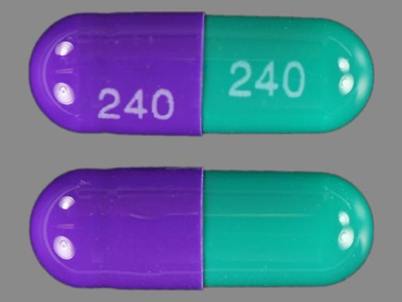 Diltiazem hydrochloride extended-release 240 mg 240 240