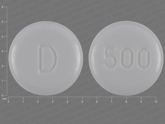 Pill D 500 White Round is Daliresp