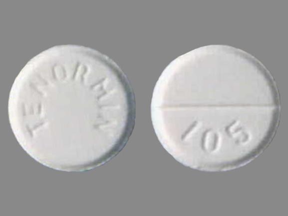 Pill TENORMIN 105 White Round is Tenormin