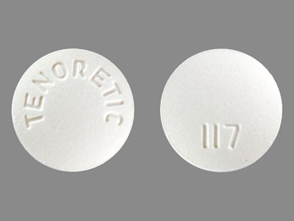 Pilula 117 TENORETIC este Tenoretic 100 100 mg-25 mg