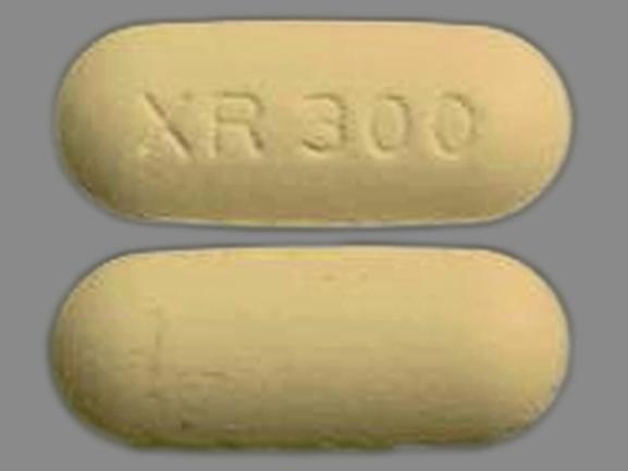 Pill XR 300 Yellow Oval is Seroquel XR