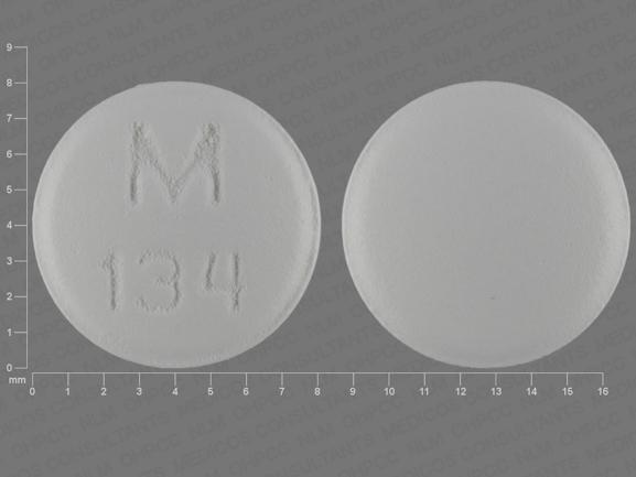 Pill M 134 White Round is Ketorolac Tromethamine