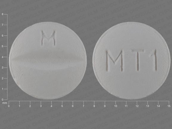 Metoprolol succinate extended-release 25 mg M MT1