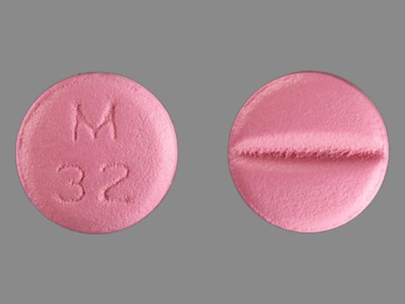 Metoprolol tartrate 50 mg M 32