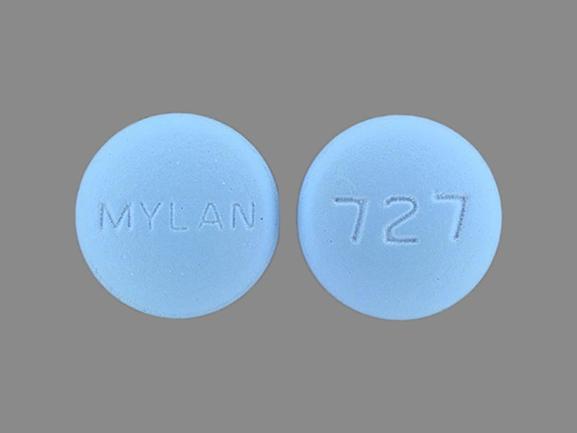 Amitriptyline hydrochloride and perphenazine 10 mg / 4 mg 727 MYLAN