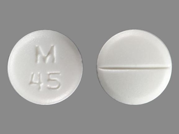 Diltiazem hydrochloride 60 mg M 45