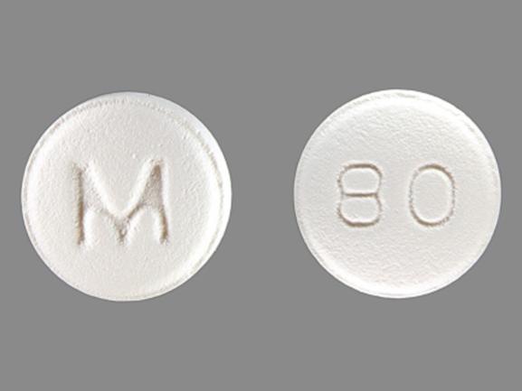 Indapamide 2.5 mg M 80