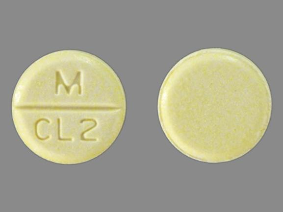 Pill M CL2 Yellow Round is Carbidopa and Levodopa