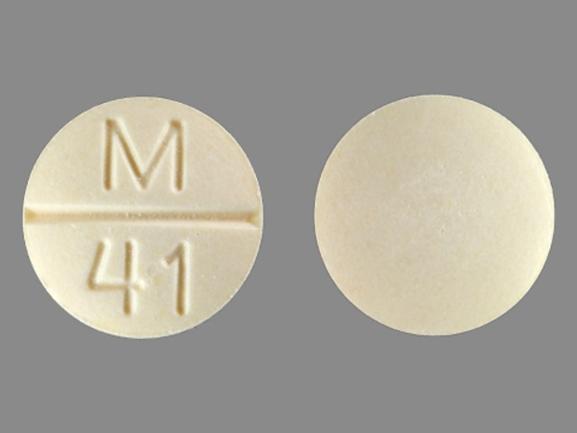 Hydrochlorothiazide and spironolactone 25 mg / 25 mg M 41