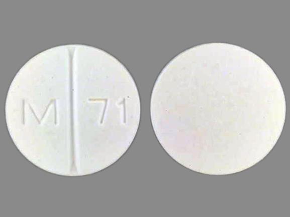 Pill M 71 White Round is Allopurinol