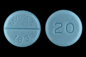 Propranolol hydrochloride 20 mg 20 MYLAN 183