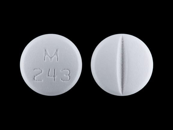 Pill M 243 White Round is Spironolactone