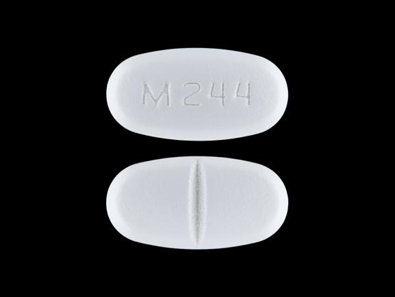 Metformin hydrochloride 1000 mg M 244