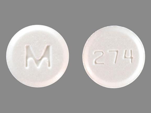 Pill M 274 White Round is Tamoxifen Citrate