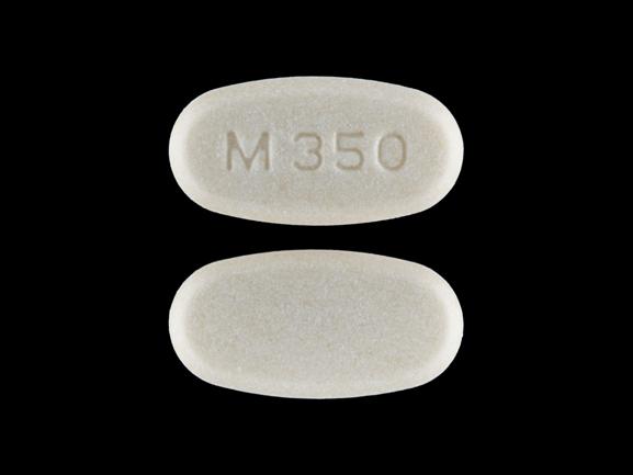 Metformin hydrochloride extended release 750 mg M 350