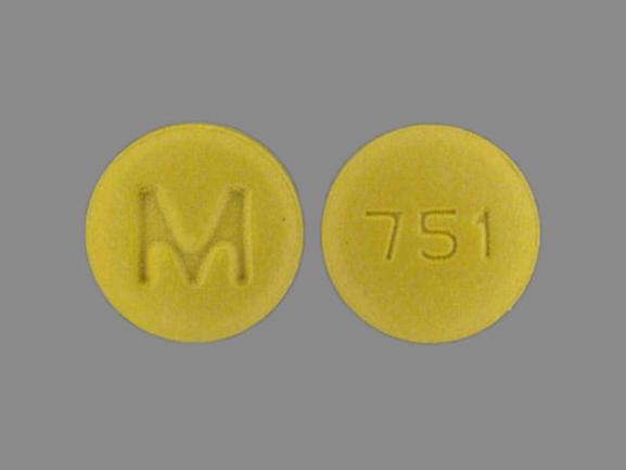 M 751 Pill Images Yellow Round M 751 Pill Images Yellow Round
