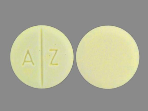 Pill A Z Yellow Round is Azathioprine.