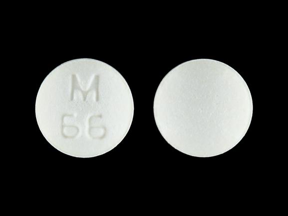 Pill M 66 Yellow Round is Meloxicam