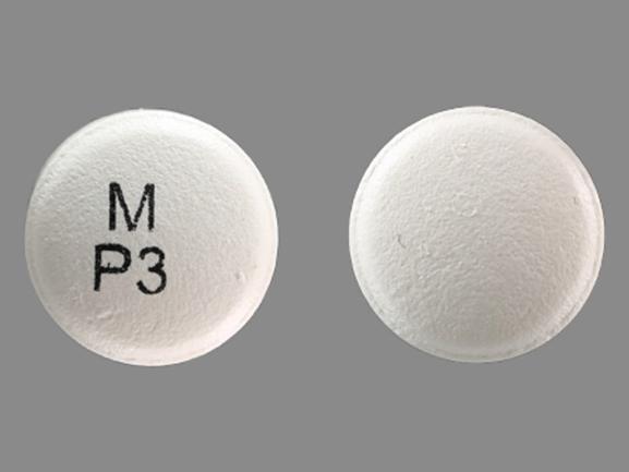 Paroxetine hydrochloride extended-release 12.5 mg M P3