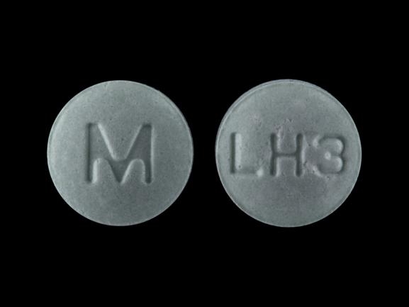 Hydrochlorothiazide and lisinopril 25 mg / 20 mg M LH3
