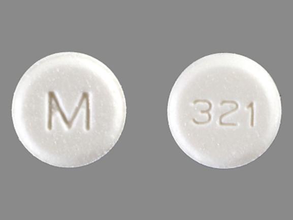 Pill M 321 White Round is Lorazepam