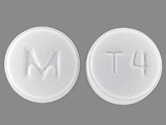 Pill M T4 White Round is Trifluoperazine Hydrochloride