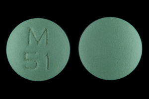 Pill M 51 Green Round is Amitriptyline Hydrochloride