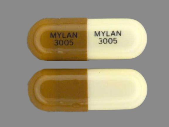 Thiothixene 5 mg MYLAN 3005 MYLAN 3005