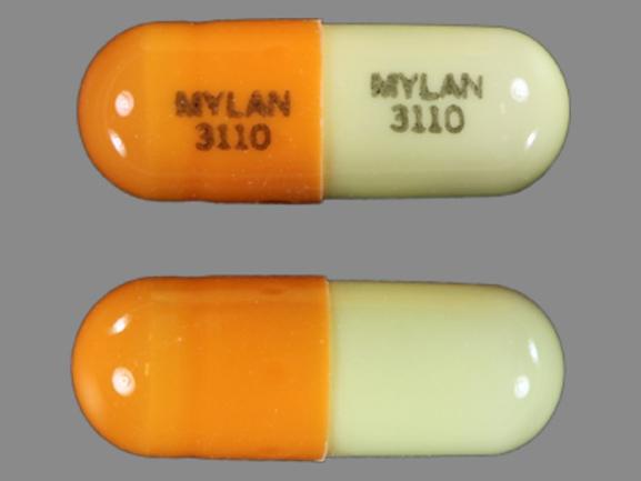 Temazepam 7.5 mg MYLAN 3110 MYLAN 3110