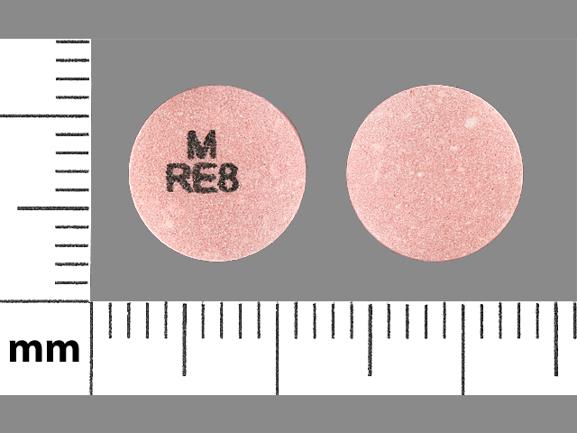 Ropinirole hydrochloride extended-release 8 mg M RE8