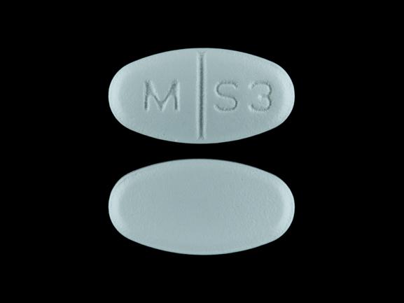 Sertraline hydrochloride 100 mg M S3