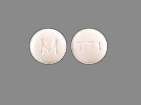 Tolterodine tartrate 1 mg M TT1