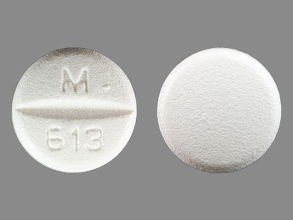 Pill M 613 White Round is Levetiracetam