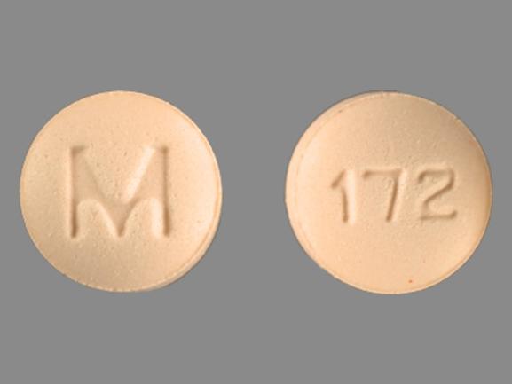 Metolazone 2.5 mg M 172