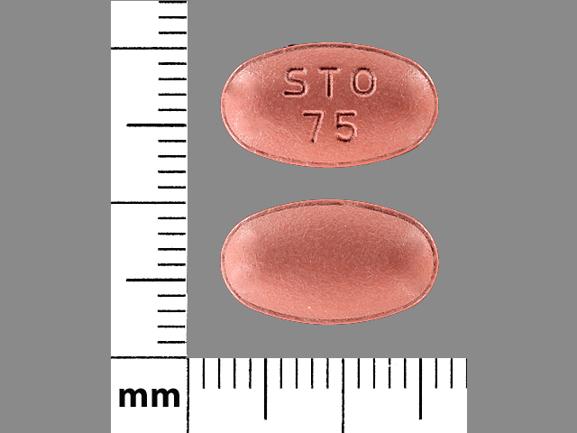 Carbidopa, entacapone and levodopa 18.75 mg / 200 mg / 75 mg STO 75