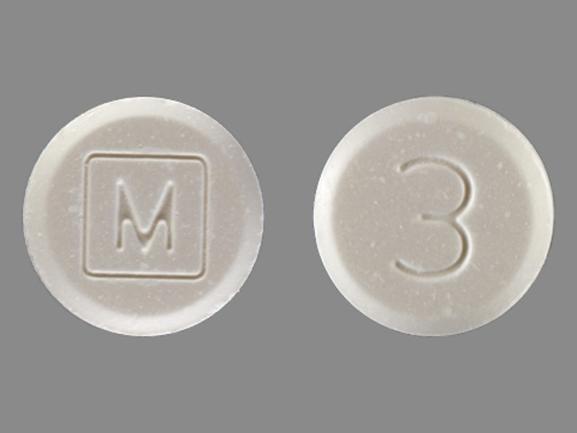 Acetaminophen and codeine phosphate 300 mg / 30mg M 3