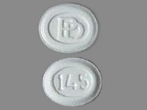 Pill PD 145 White Oval is Femhrt