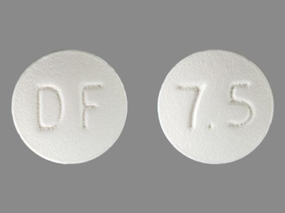 Pill DF 7.5 White Round is Enablex