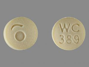 Pill WC 389 LOGO is Femtrace 0.45 mg